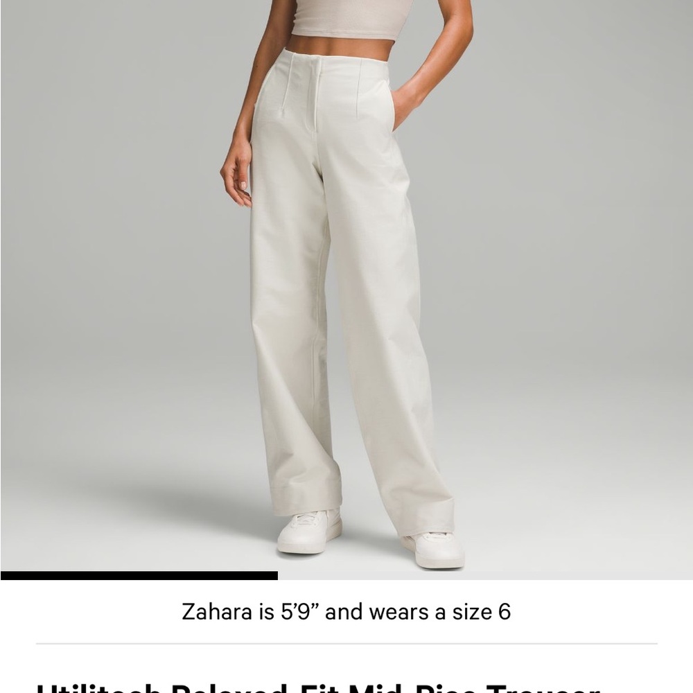 ISO Lululemon Utilitech Relaxed-Fit Mid-Rise Trouser Size 2